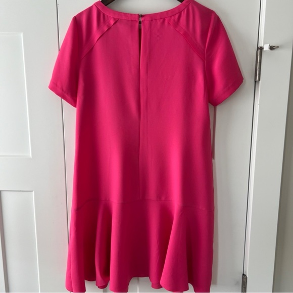 Banana Republic Pink Flared Hem Dress, Size 12 - Picture 3 of 8